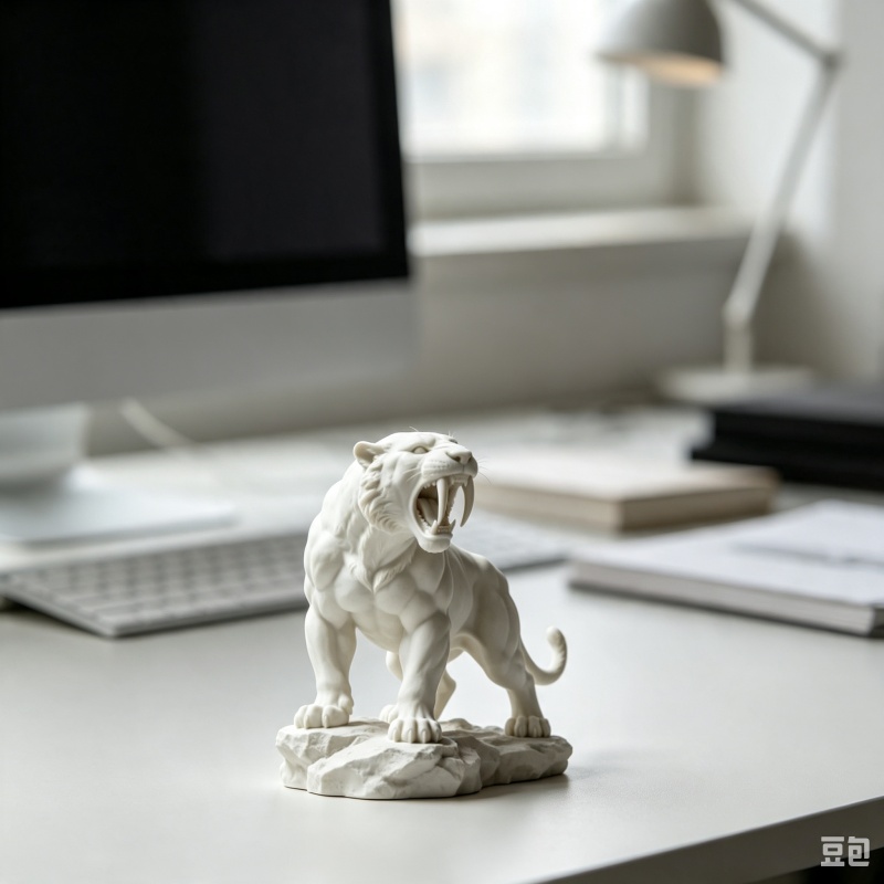 3D Printing Tooth - Figura de Tigre de Dientes de