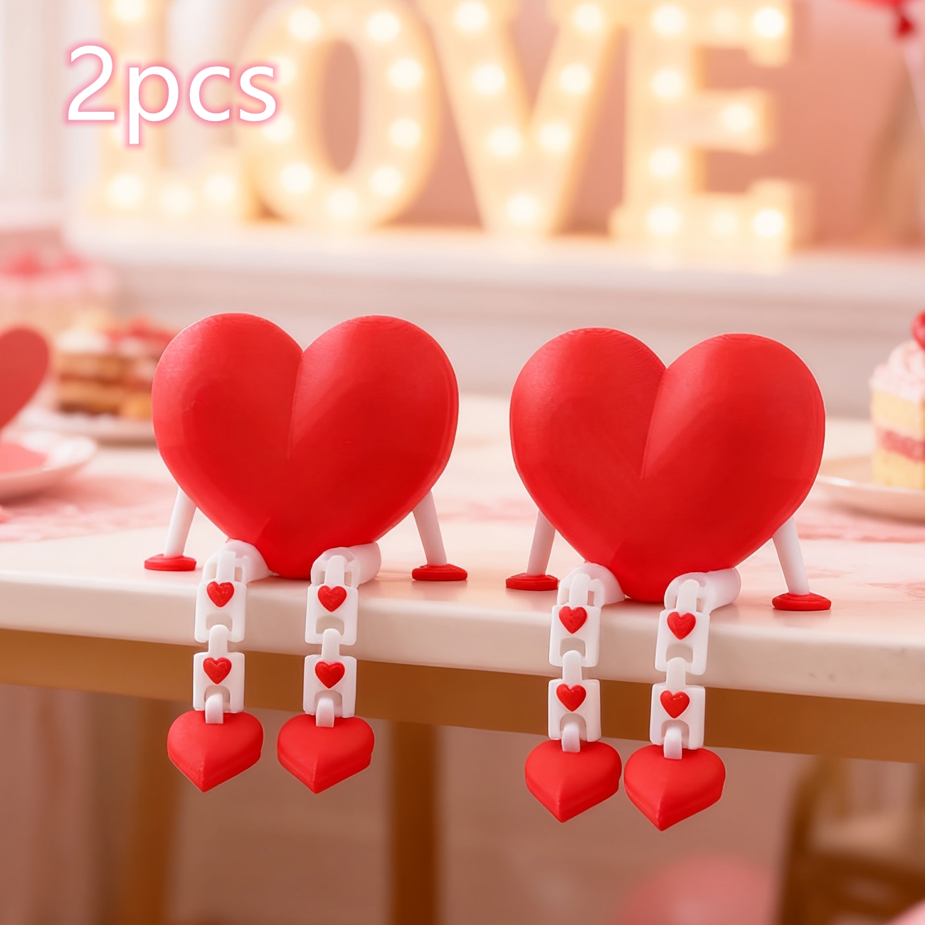 3D Printing Cafe - Juego de 2 piezas de figuras