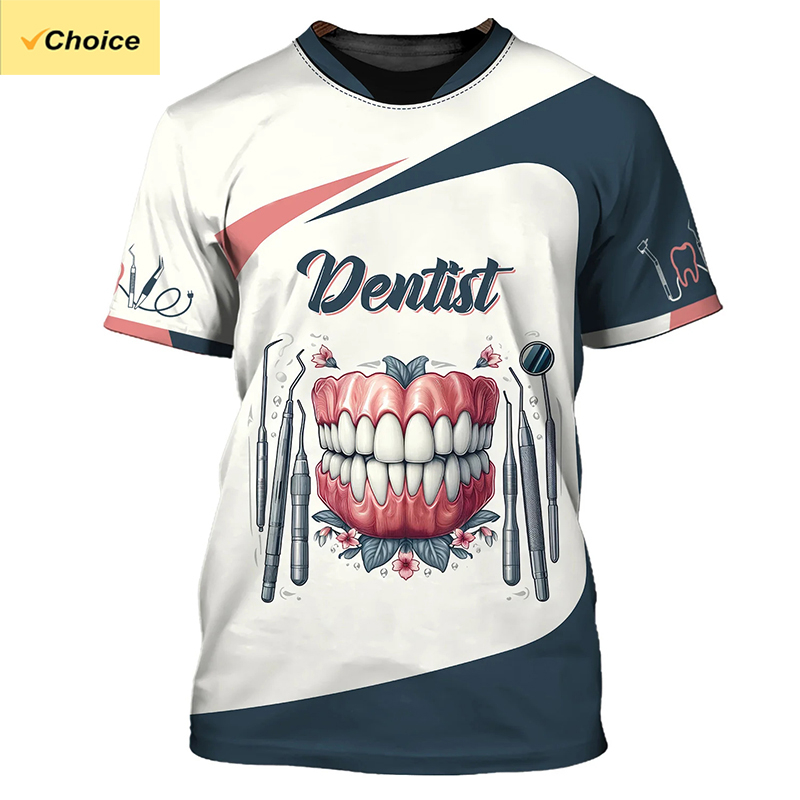 3D Printing Tooth - Camiseta de hombre 2026 con estampado