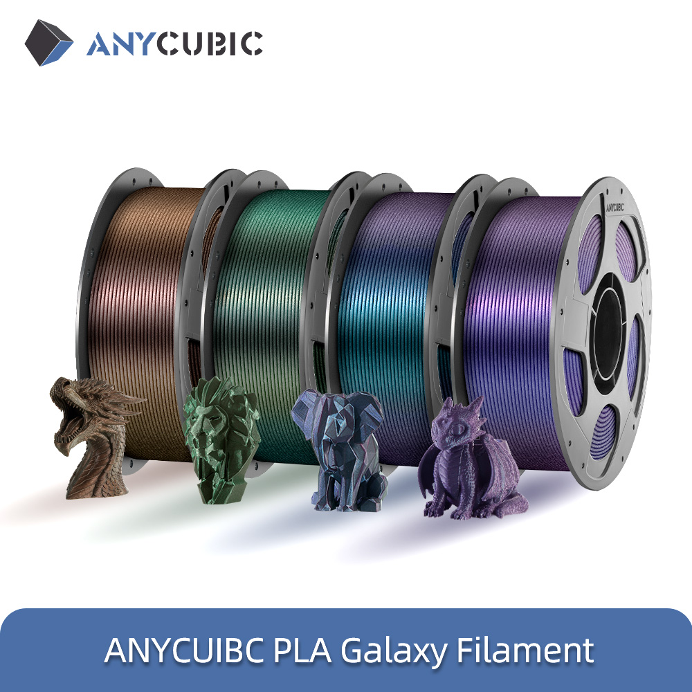 3D Printing Fdm - Filamento ANYCUBIC PLA Galaxy, efecto estrellado,