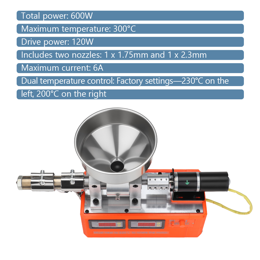 Petg Filament - Extrusora de Plástico de Sobremesa Pequeña