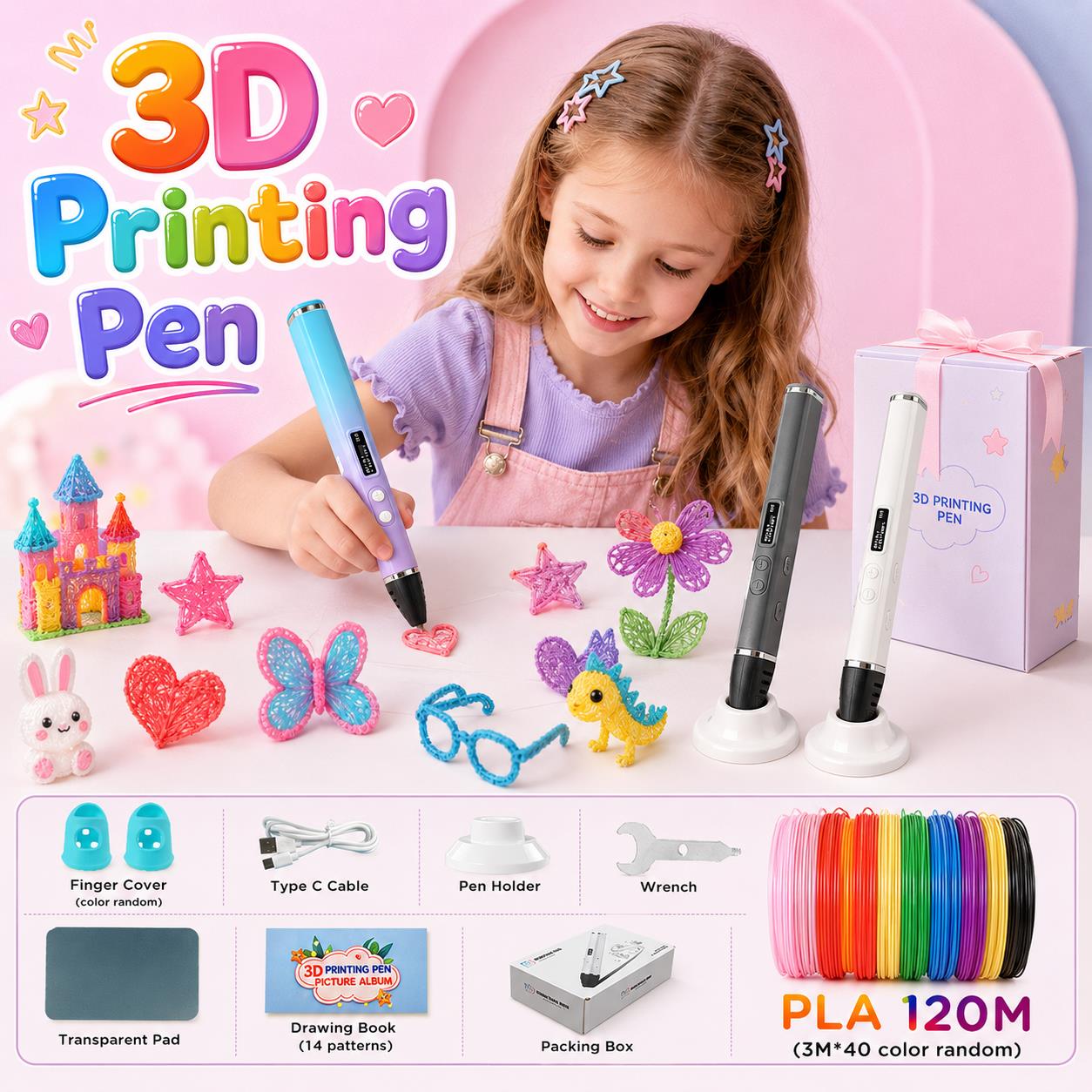 3D Printing Pen For Kids - Bolígrafo de Impresión 3D para Niños