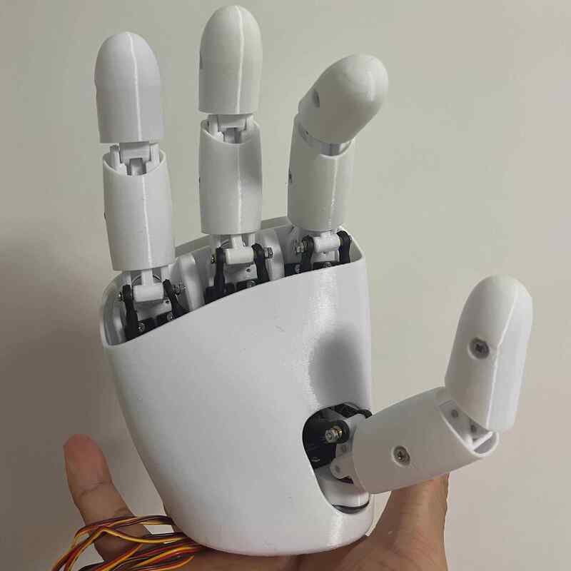 3D Printing Robot - Mano Robótica AmazingHand de 8 Grados