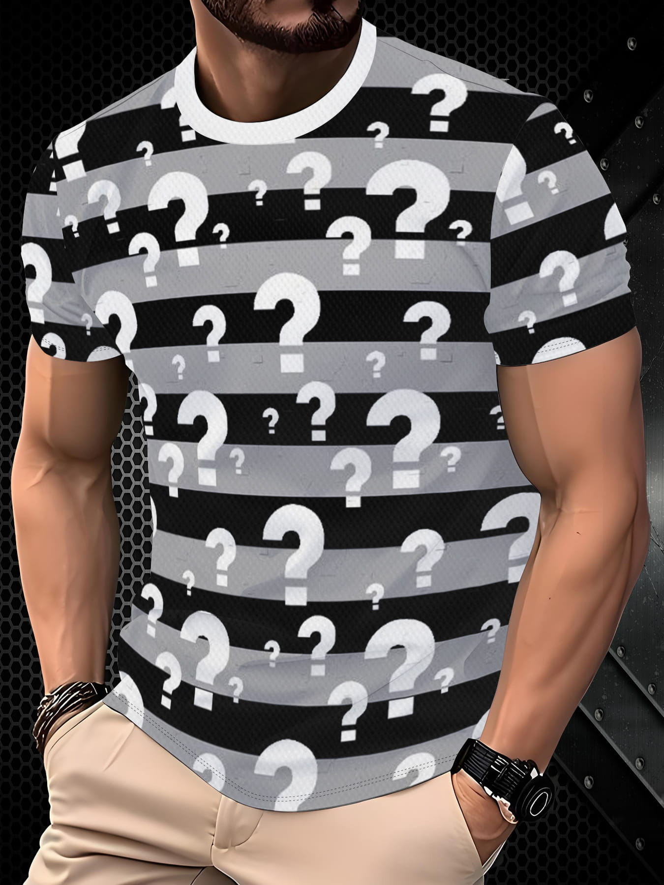 3D Printing Questions - Camiseta con estampado 3D de signo