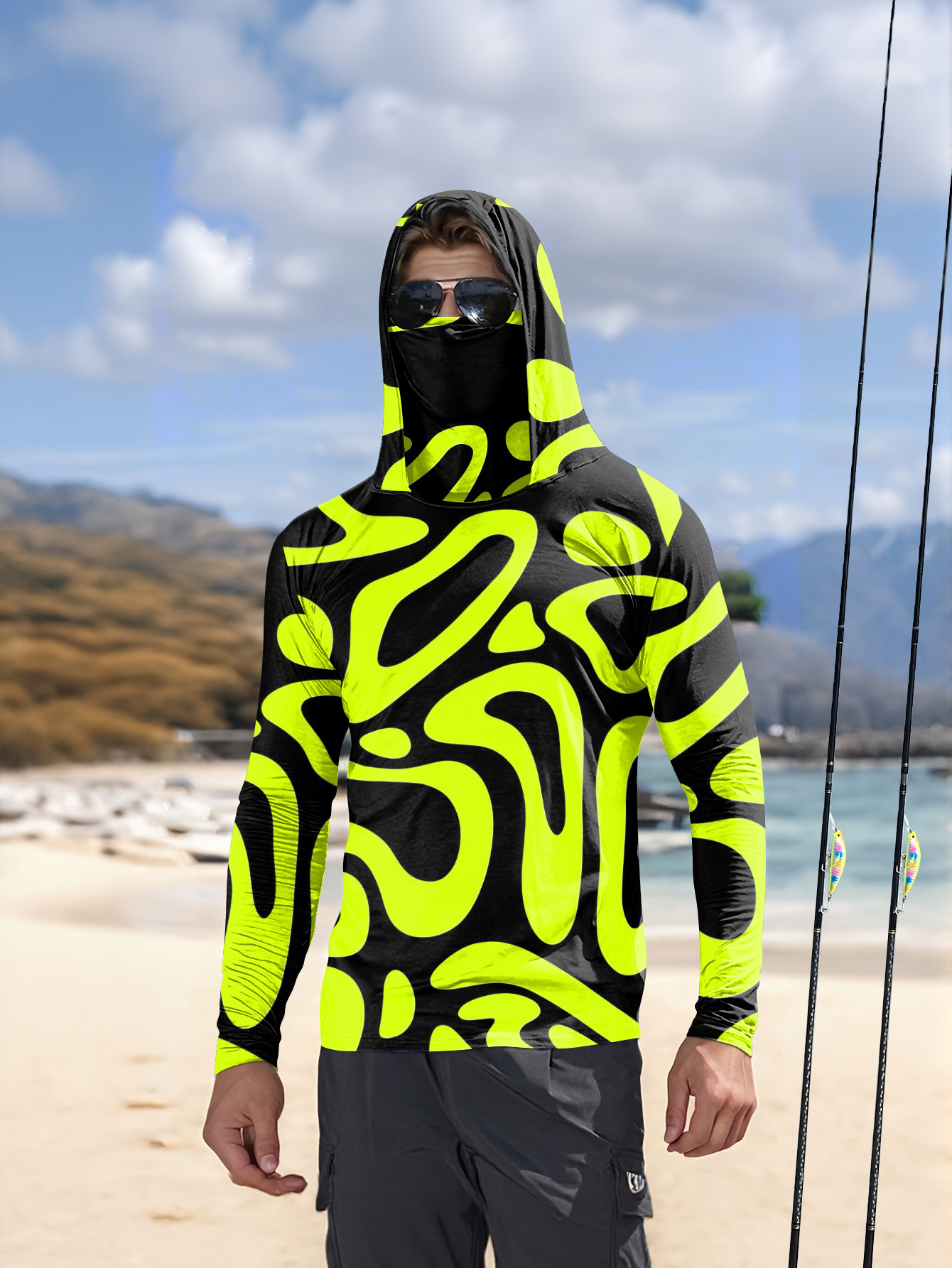 3D Printing Service - Camisa de Manga Larga para Hombre,