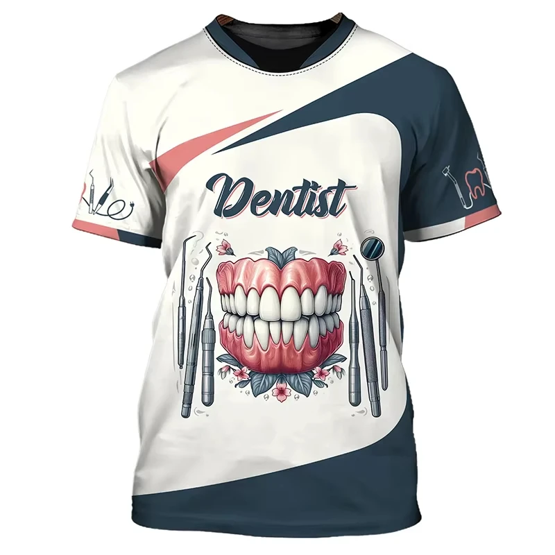 3D Printing Tooth - Camiseta de hombre 2026 nueva con