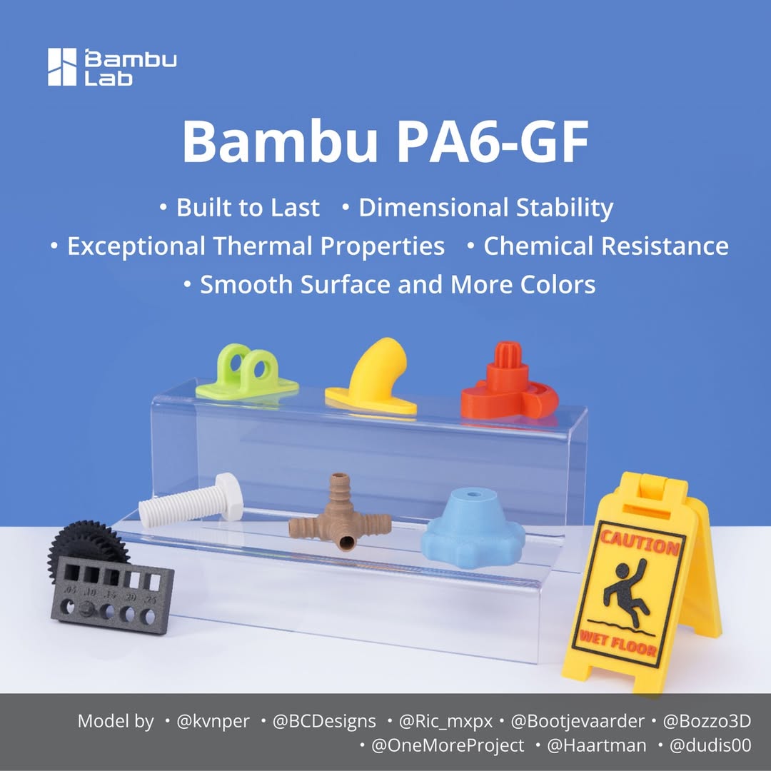 PA6-GF para filamento de impre - 3D Printing Glass reseña y precio