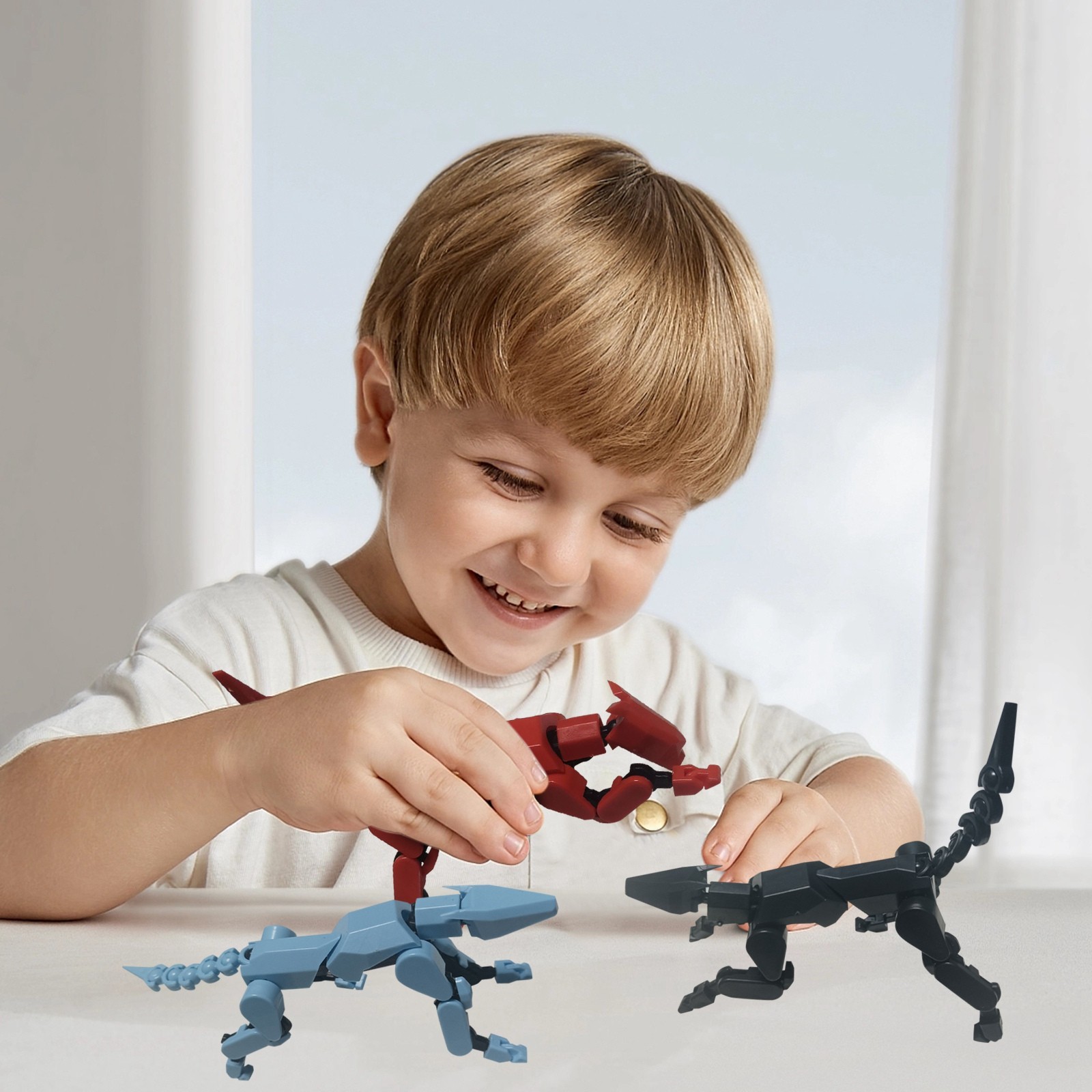 Robot móvil multiarticulado 3, - 3D Printing Robot reseña y precio