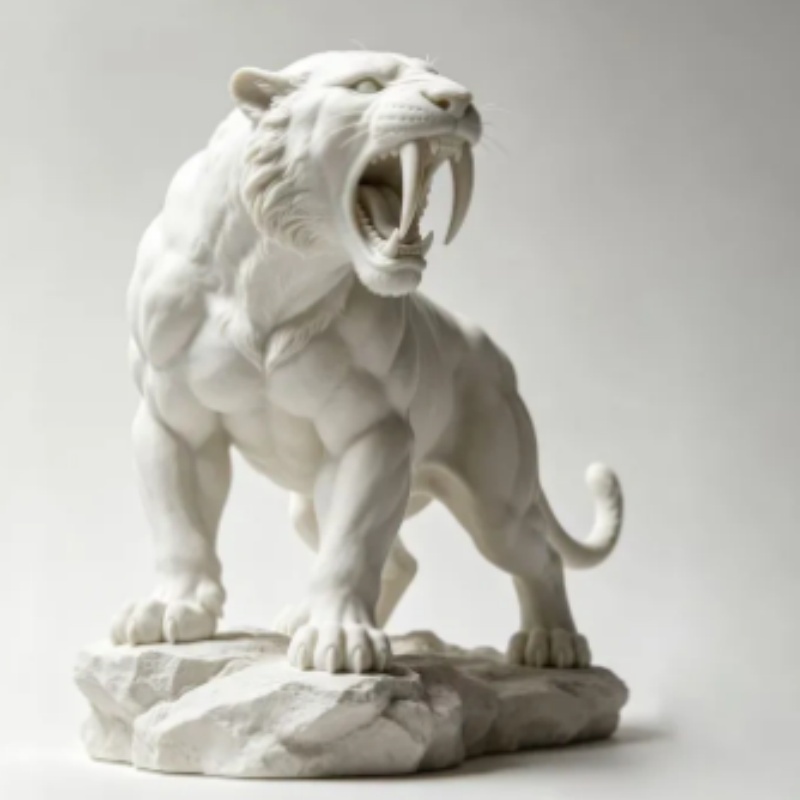 Figura de Tigre de Dientes de  - 3D Printing Tooth reseña y precio