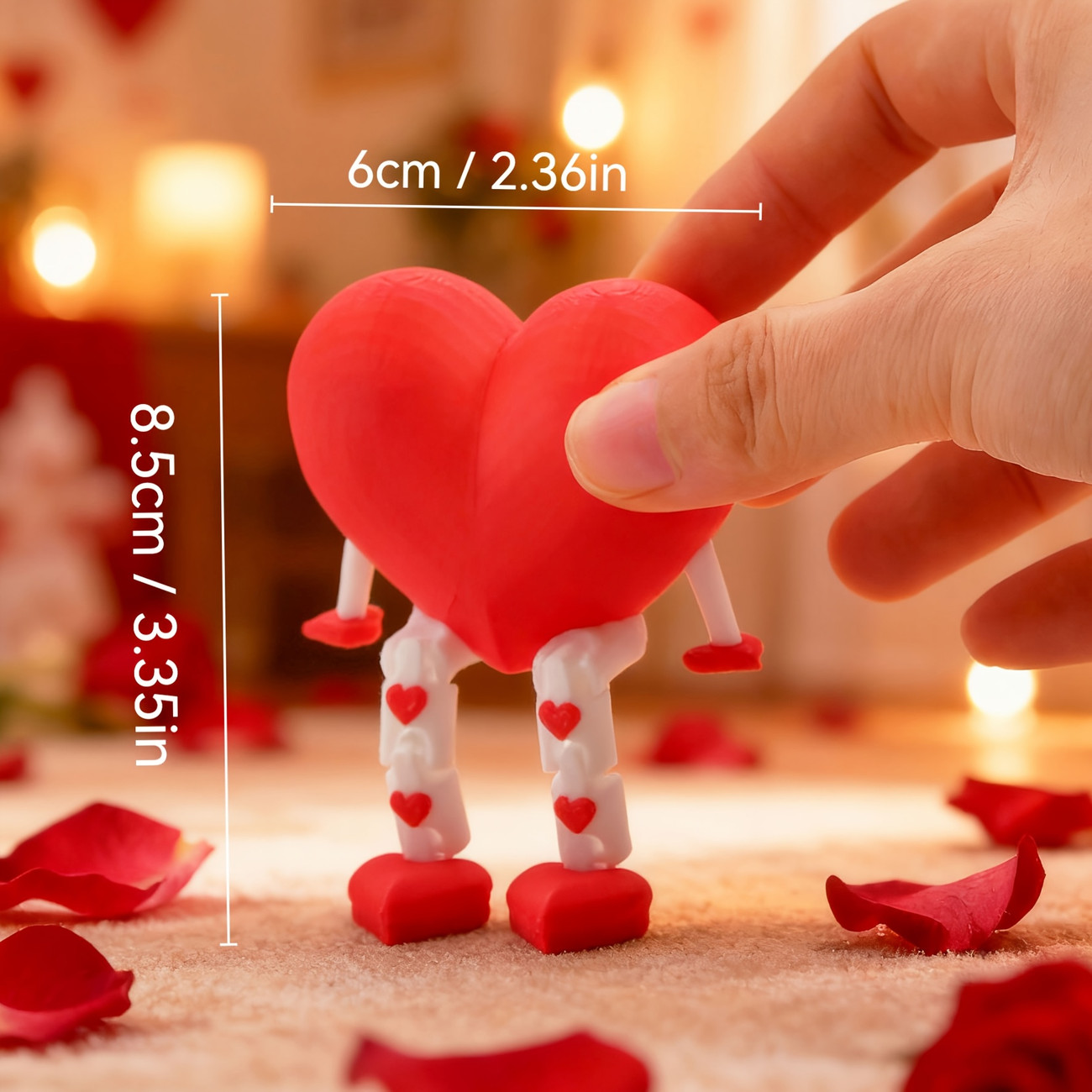 Juego de 2 piezas de figuras a - 3D Printing Cafe reseña y precio