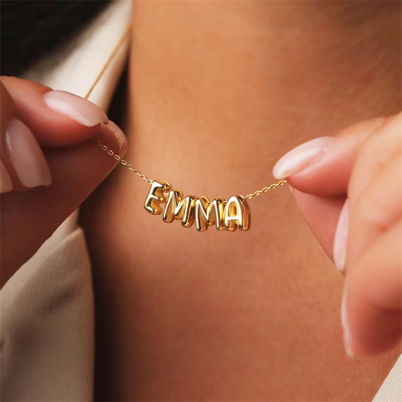 Collares con Letras de Burbuja - 3D Printing Jewellery reseña y precio