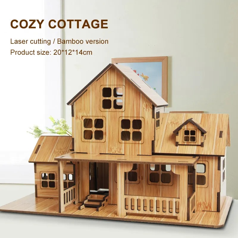 Rompecabezas 3D de madera: Kit - 3D Printing House reseña y precio