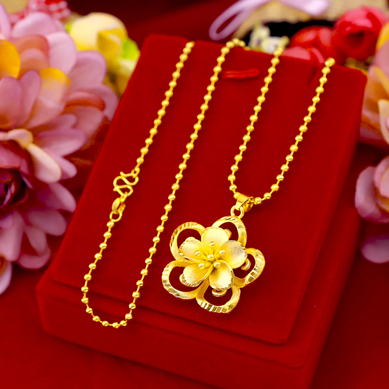 Colgante de girasol de oro pur - 3D Printing Jewellery reseña y precio
