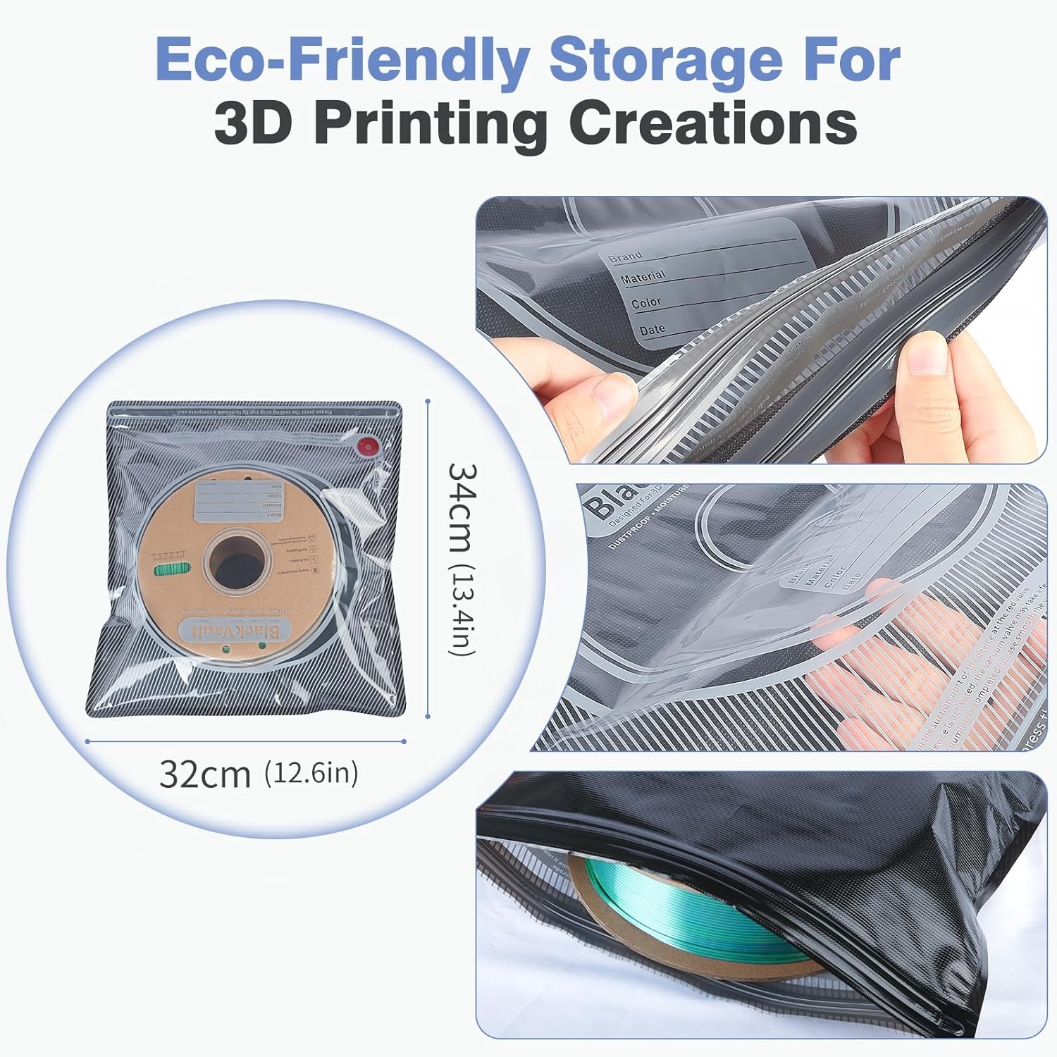 Bolsa para Filamento 3D, Bolsa - Petg Filament reseña y precio