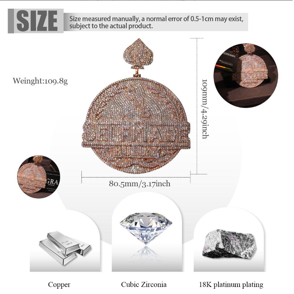 Colgante “Self Made” con incru - 3D Printing Jewellery reseña y precio