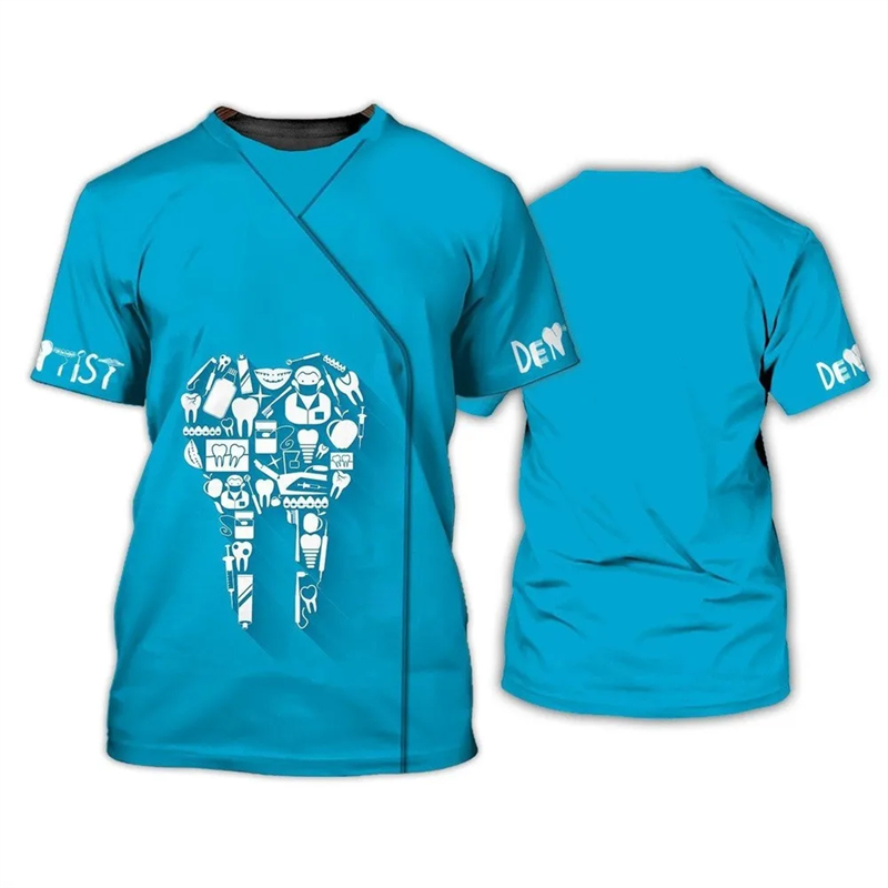 2024 Men's T-shirt Tooth 3d Pr - 3D Printing Tooth reseña y precio