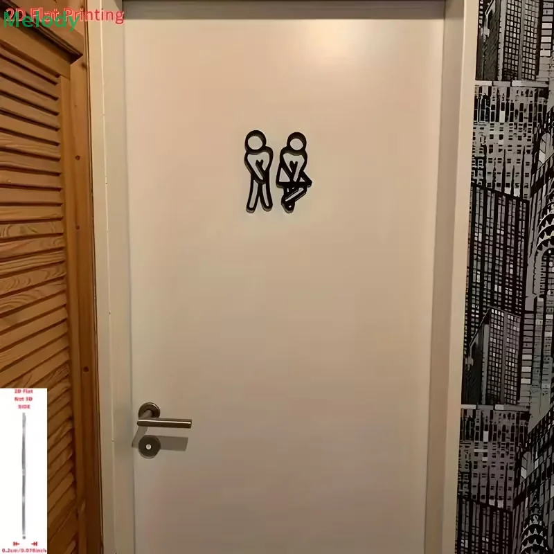 Letrero de puerta de baño impr - 3D Printing Cafe reseña y precio