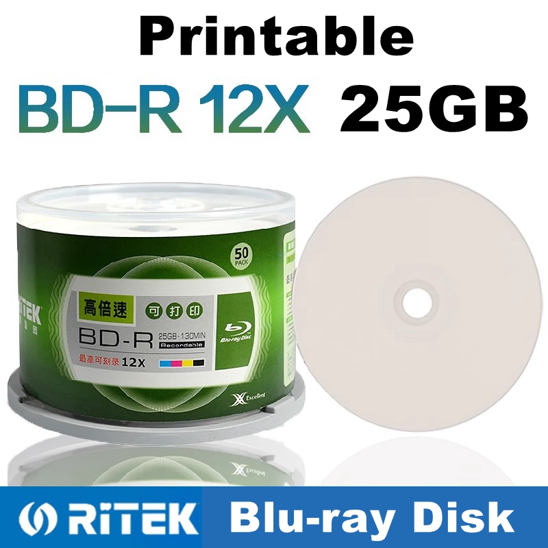 50PCS/CAJA Discos Blu-ray Impr - 3D Printing Robot reseña y precio
